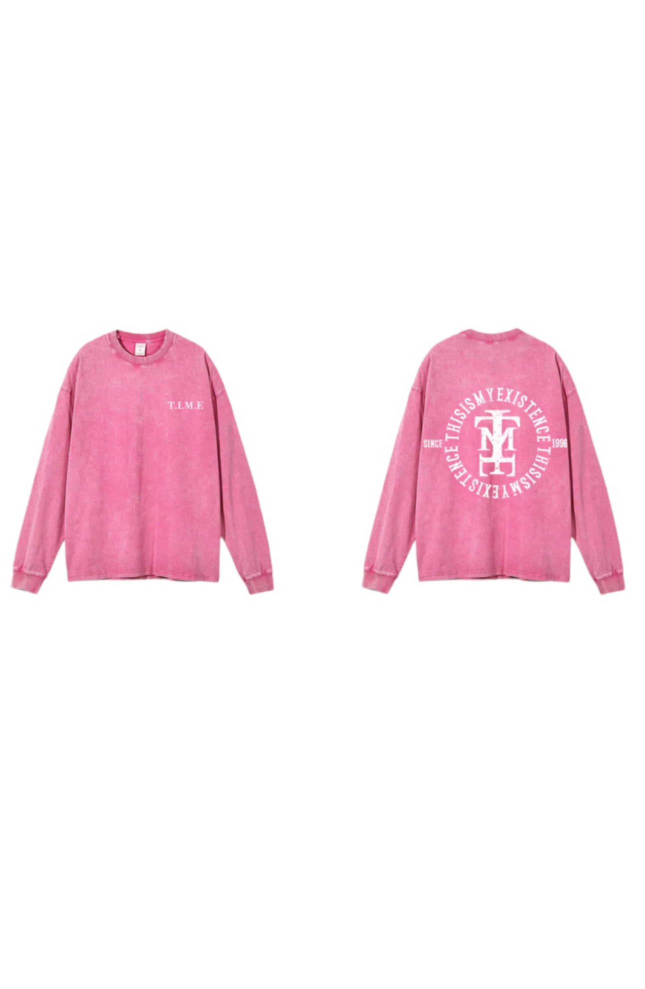 T.I.M.E Acid Wash Long Sleeve