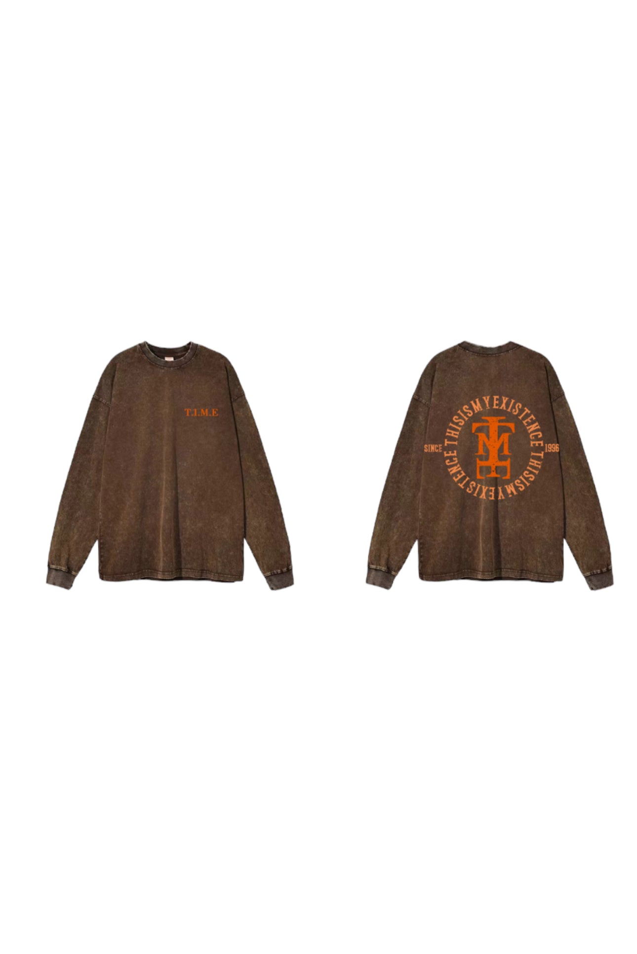 T.I.M.E Acid Wash Long Sleeve